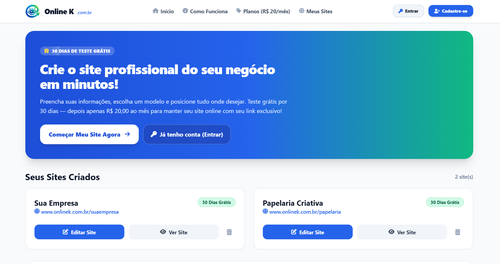 Site Online K